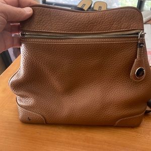 Dooney and Bourke brown pebbles leather backpack